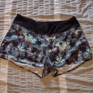 MPG Black and Multicolor Athletic Shorts